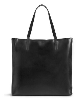 Leather totes best sale with zipper closure