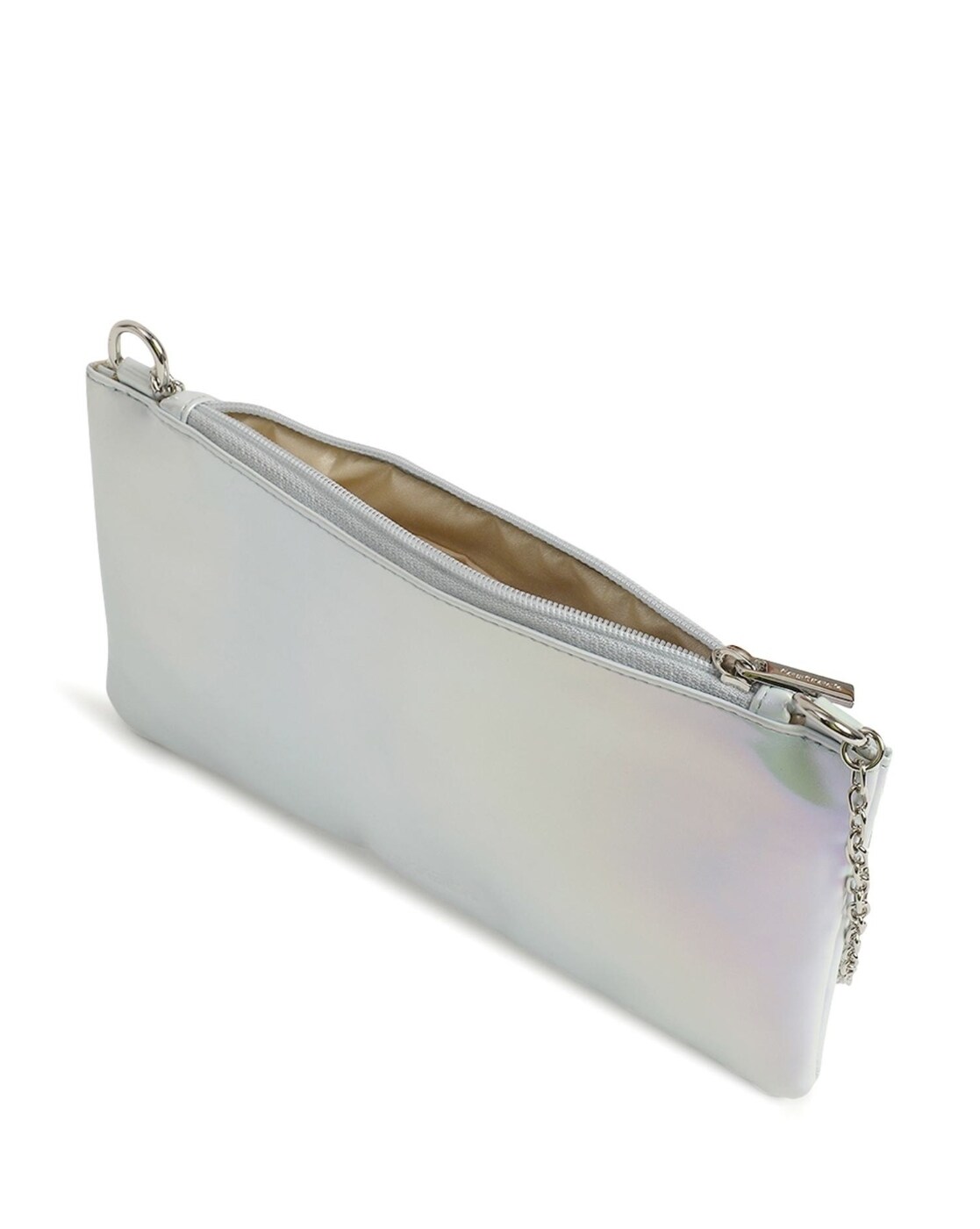 Buy Haute Sauce Women Silver-toned Embellished Box Clutch with Chain Strap  Online