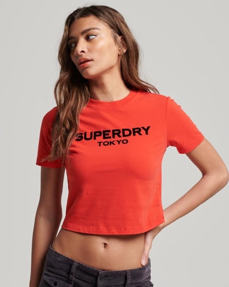 Sport Luxe Graphic Fitted T-Shirt