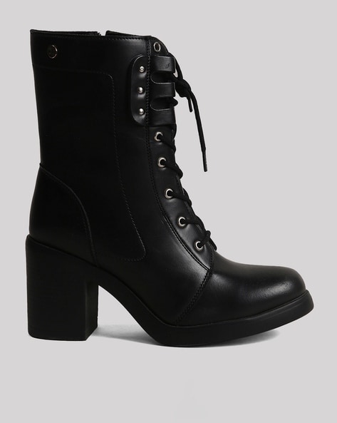 Graceland) Black Chunky Suede Heeled Chelsea Boot in Black | DEICHMANN-hkpdtq2012.edu.vn