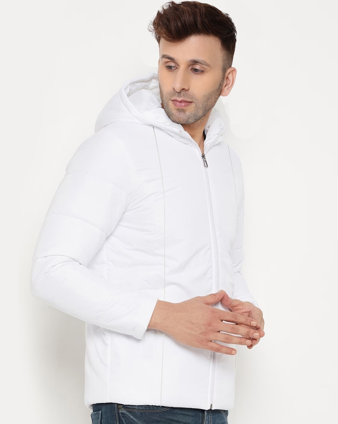 OFF WHITE | Bouncer Hooded Puffer Jacket | Men | Black/Wht 1001 | Flannels  Fashion Ireland