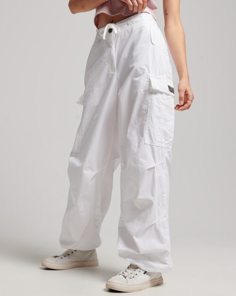 Imperial Shop Online Solid-colour baggy trousers with slant pockets  Official website