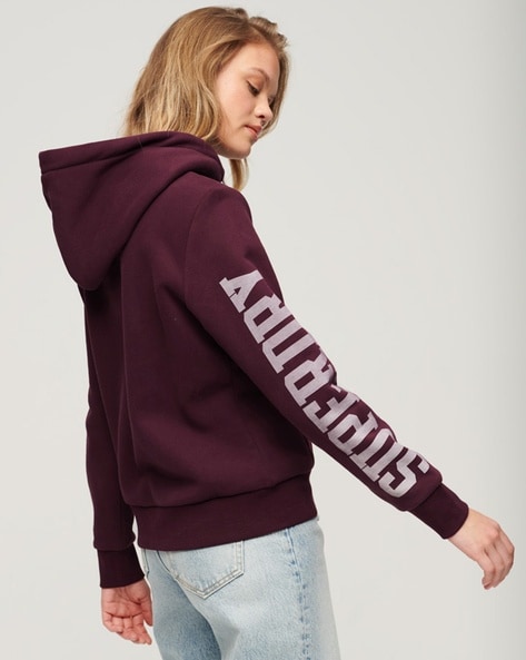 Women's athletic zip up on sale hoodie