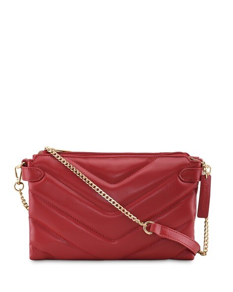 Women Sling Bag with Zip Closure