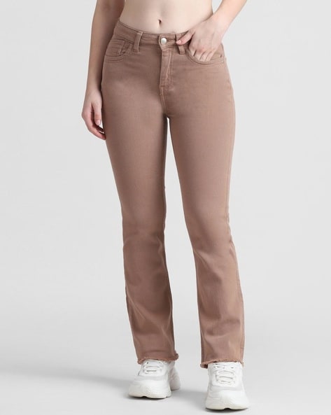 Buy Brown Jeans & Jeggings for Women by ONLY Online