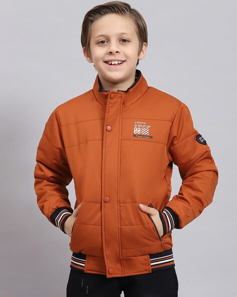 Buy Boys Black Solid Jacket Online in India - Monte Carlo