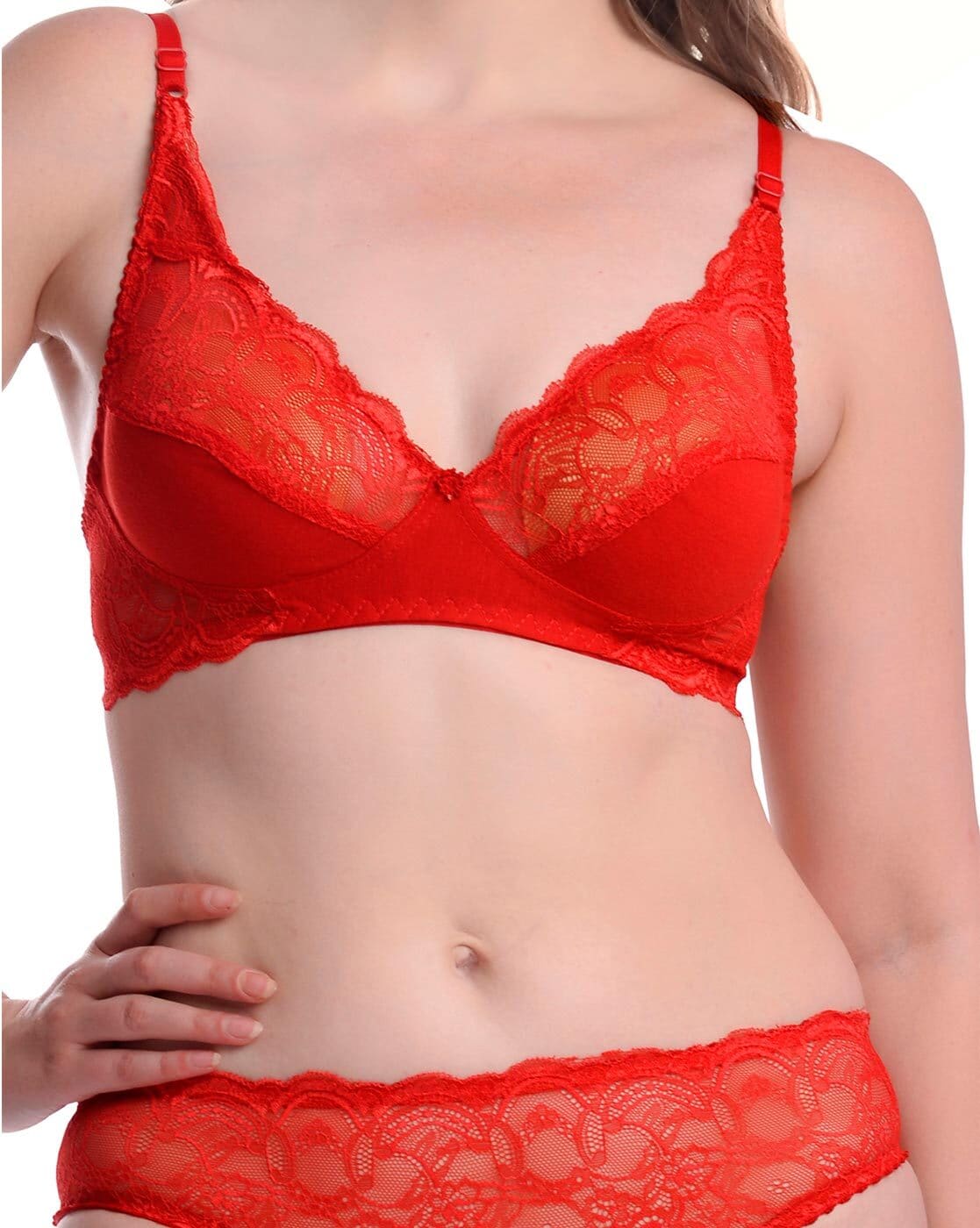 Buy Red Lingerie Sets for Women by BEACH CURVE Online