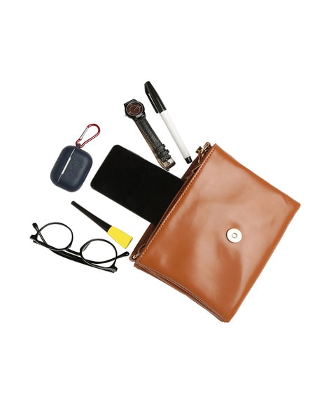 Buy Fastrack Black Faux Leather Solid Shoulder Handbag Online At Best Price  @ Tata CLiQ