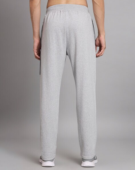 Panelled track pants best sale with elasticated drawstring waist