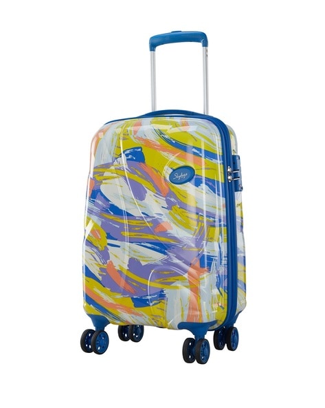 Printed Trolley Bag with TSA Lock