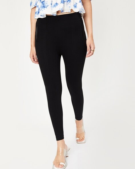 Buy Black Trousers & Pants for Women by max Online