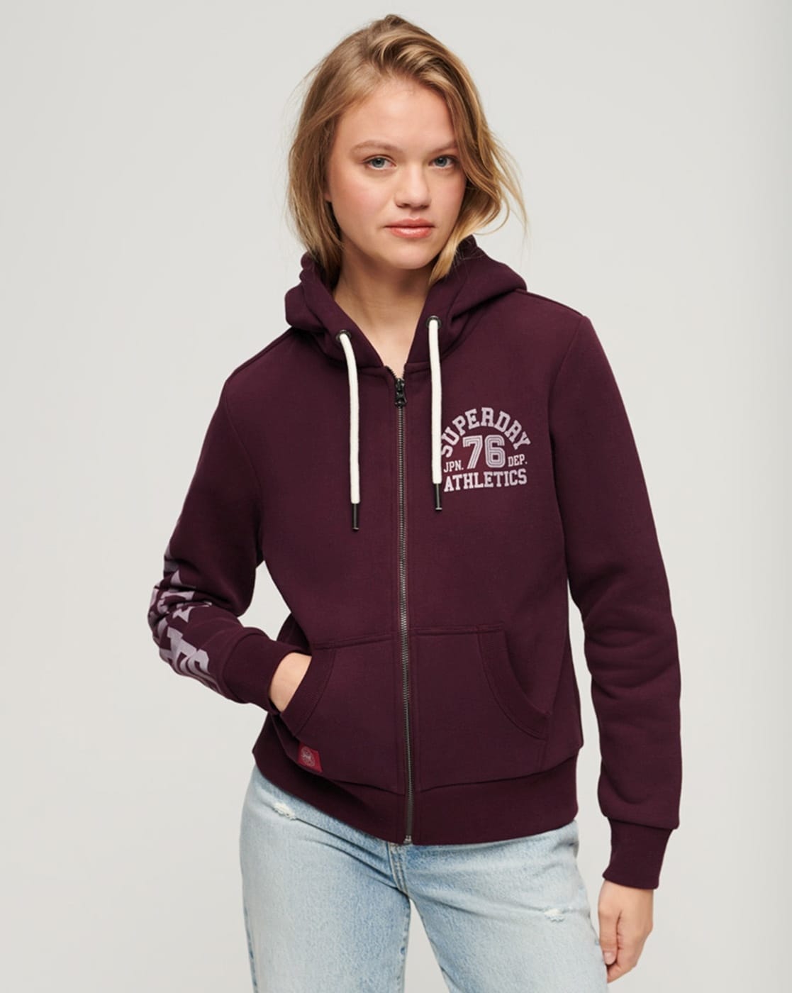 Superdry zip up hoodie on sale womens