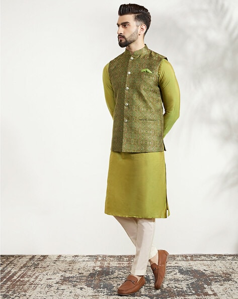 Kurta pant with nehru jacket hotsell