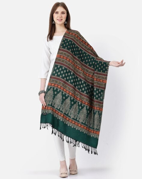 Printed Stole with Tassels Price in India