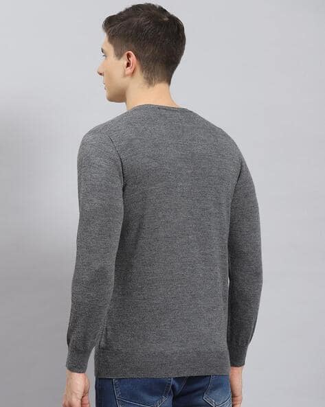 Buy Grey Sweaters Cardigans for Men by Monte Carlo Online - Main Image
