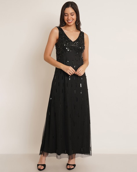 Girl Prom Dress,Girl Black Gown Strapless Long Sleeve Floor Length Sequin  Wedding Evening Party Maxi Dresses (Svart,3T) (Svart 8 Years): Buy Online  at Best Price in UAE - Amazon.ae