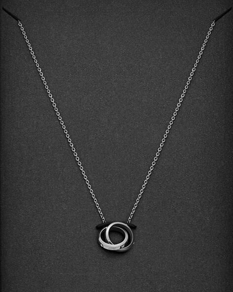 Daniel Wellington Silver-Plated Lumine Unity Necklace