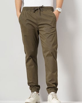 Buy Crocodile Green Cargo Jogger Pants for Men for Men Online in