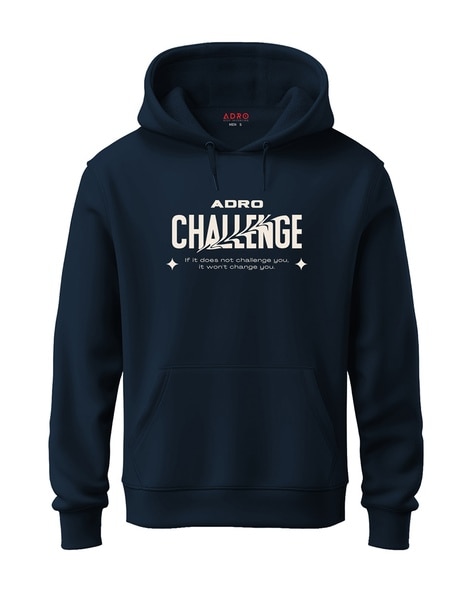 Buy Navy blue Sweatshirt Hoodies for Men by ADRO Online Ajio