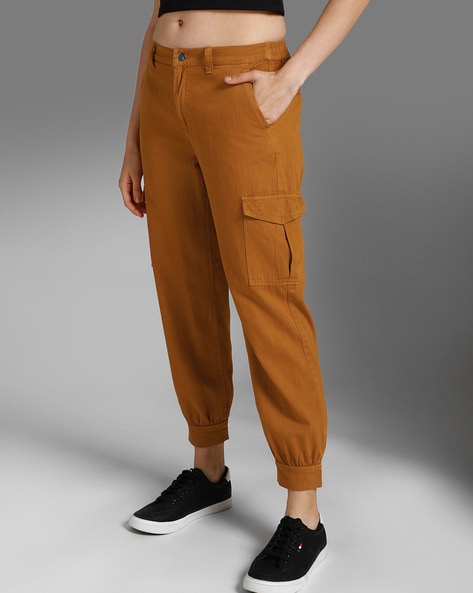Brown Cargo Pants for Women
