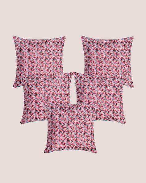 Molcha by Babita Singh Set of 5 Digital Print Cushion Covers 16" x 16"