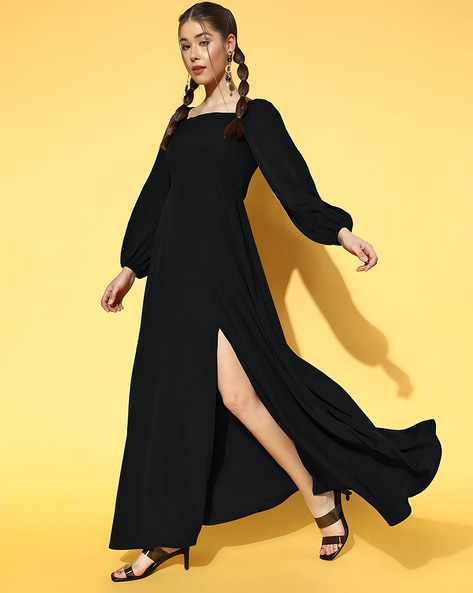 SCORPIUS Satin Dark Grey Camisole Dress – Cation Clothing
