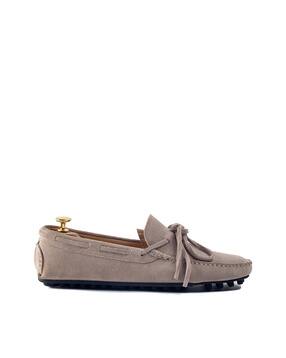 griffin Men Round-Toe Slip-On Loafers with Bow-Accent -picture-13
