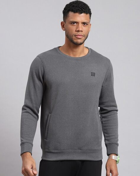 Mens sweatshirt grey best sale