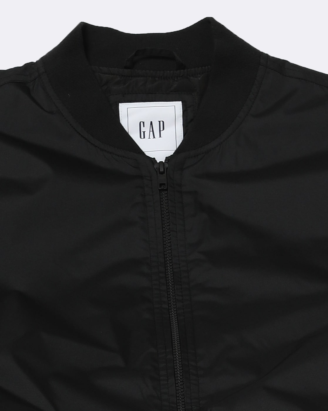 Black bomber jacket outlet gap