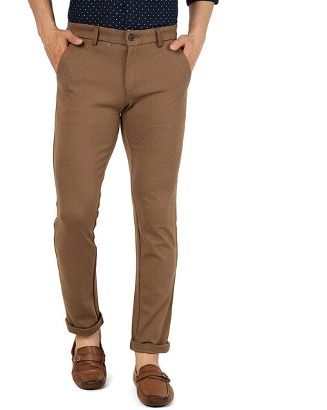 Light Taupe Brown Washed Twill Trousers | Men's Country Clothing | Cordings  US