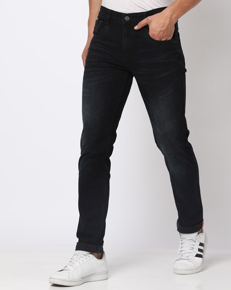 Men Lightly Washed Skinny Fit Jeans