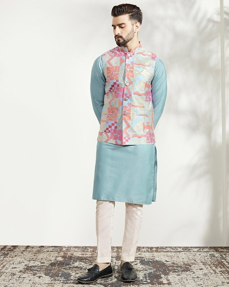 Buy Pink Pure Cotton Plain Pintuck Kurta Pant Set For Men by Runit Gupta  Online at Aza Fashions.