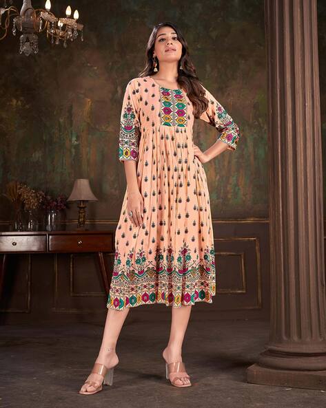 Anarkali cotton kurti sales online