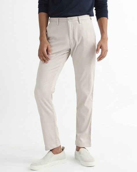 Buy Black Trousers & Pants for Men by NETPLAY Online | Ajio.com