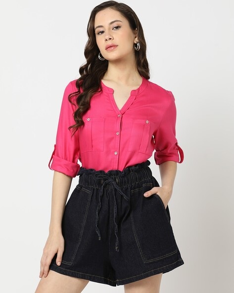 Buy Pink Shirts for Women by DNMX Online