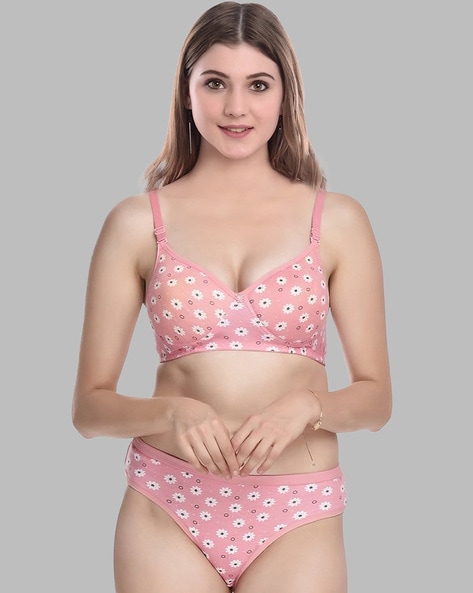 Buy Pink Lingerie Sets for Women by AAMARSH Online