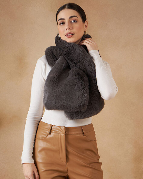 Faux Fur Cape Stole Price in India