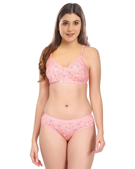 Buy Pink Lingerie Sets for Women by AAMARSH Online