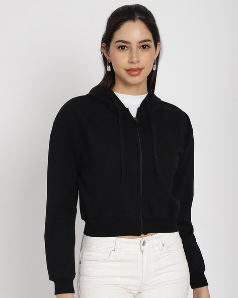 Buy Black Sweatshirt & Hoodies for Women by COLOR CAPITAL Online