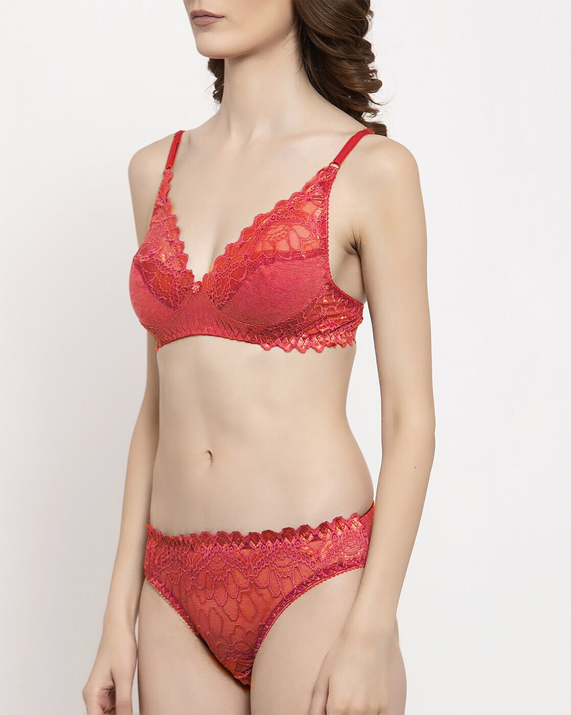 Buy Red Lingerie Sets for Women by BEACH CURVE Online