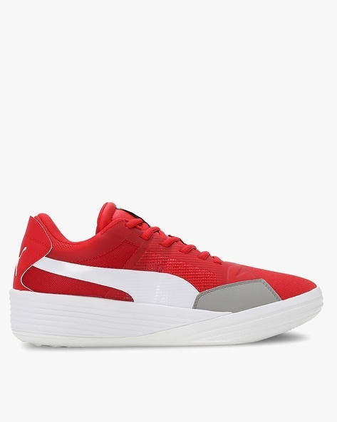 Puma basketball shoes sales red