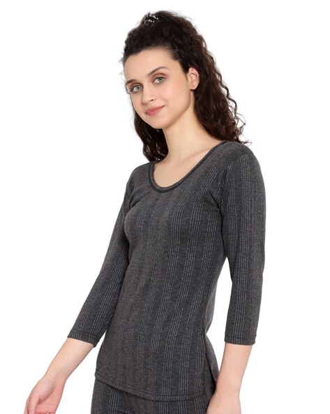 Buy Grey Thermal Wear for Women by SKY HEIGHTS Online