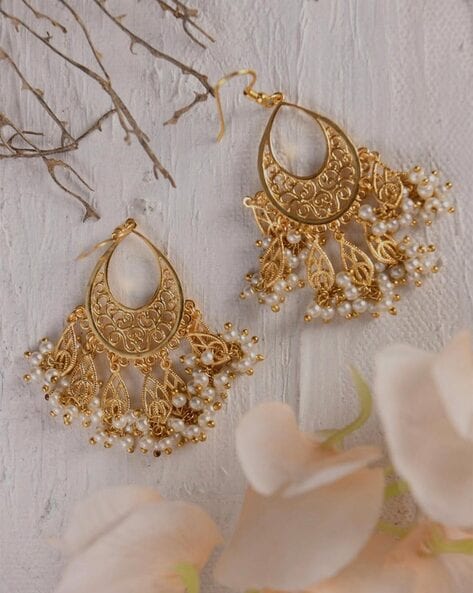 New Gold Earrings For Ladies ER000134 |