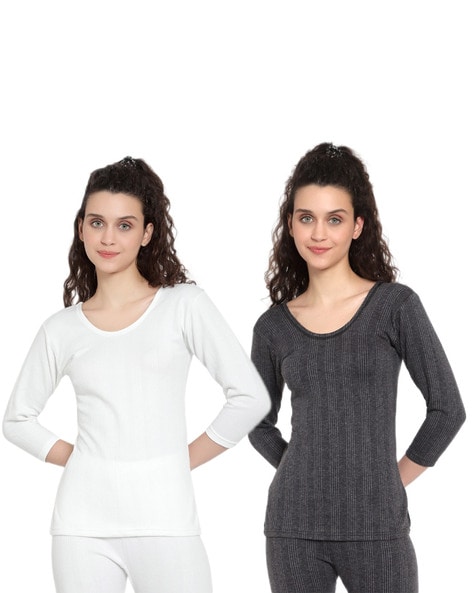 Buy Grey Thermal Wear for Women by SKY HEIGHTS Online
