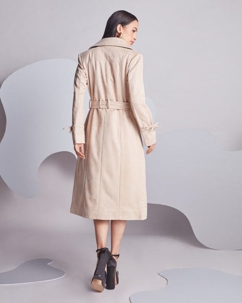Buy Beige Jackets & Coats for Women by Twenty Dresses Online, dress coat  for women
