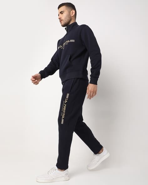Price History of La Martina Men Regular Fit Track Pants from Ajio