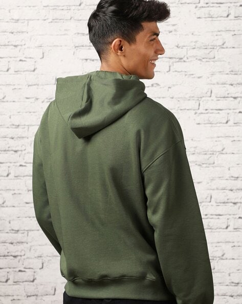 Olive green cheap oversized hoodie