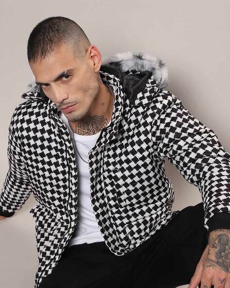 Rain Check Pocketed Plaid Teddy Jacket #black #and #white #buffalo #check  #dress #outfit #blackandwhitebuffalocheckdressoutfit Relaxed … | Пальто,  Стиль, Осень зима