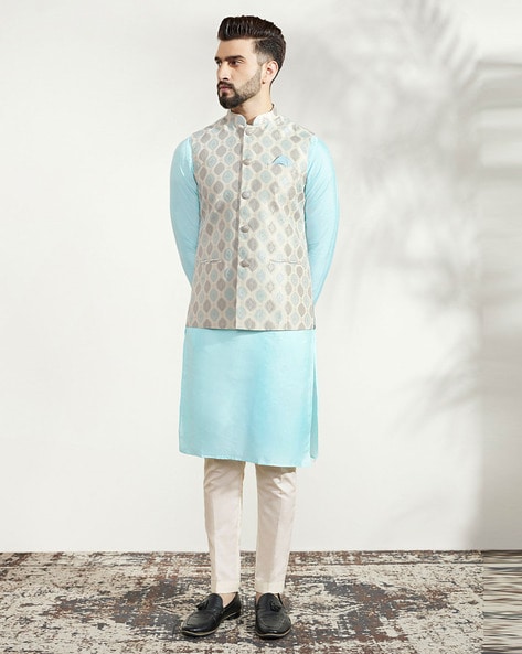 Buy Mens Fancy Kurta Pant Set At Wholesale Price at Rs.650/Piece in beawar  offer by Meridian Designers Collection