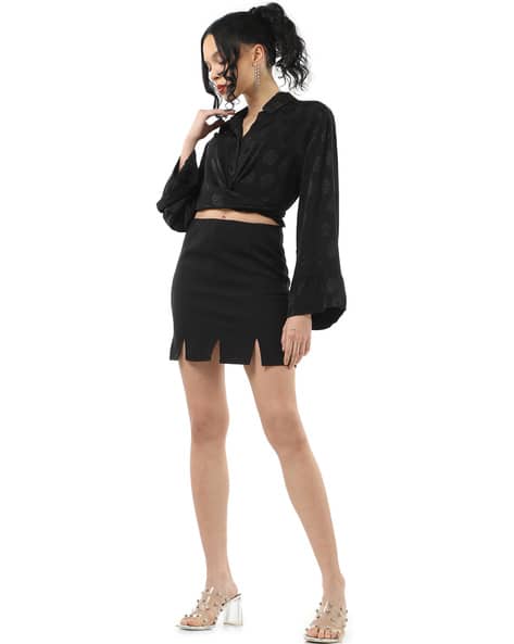 SAM Women Straight Mini Skirt
